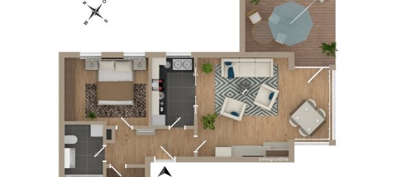 Apartamento de 2 habitaciónes en Freiburg im Breisgau, Germany No. 69346 14