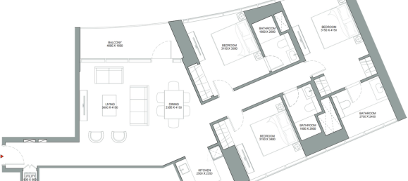 3 chambres Appartement à Dubai, UAE No. 96056 11