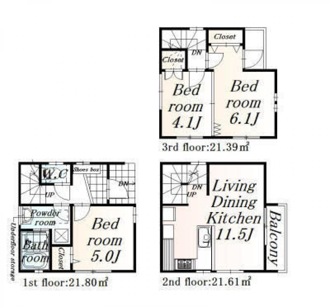 3 chambres Maison à Tokyo, Japan No. 6096