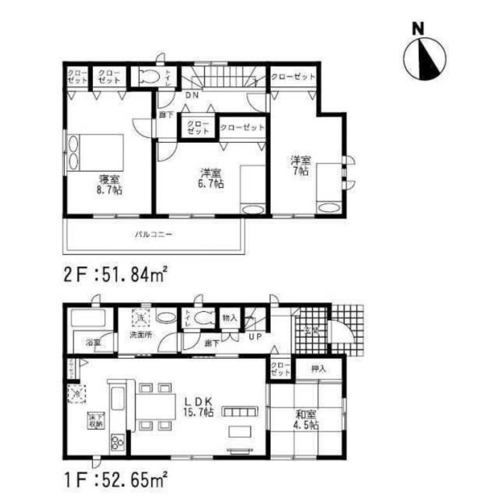 4 غرف نوم منزل في Fukuoka, Japan رقم 4542
