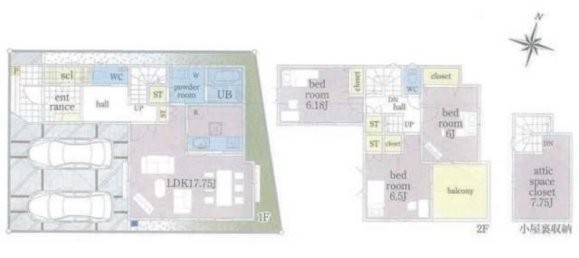 Casa T3 em Saitama, Japan N.º 5727 2