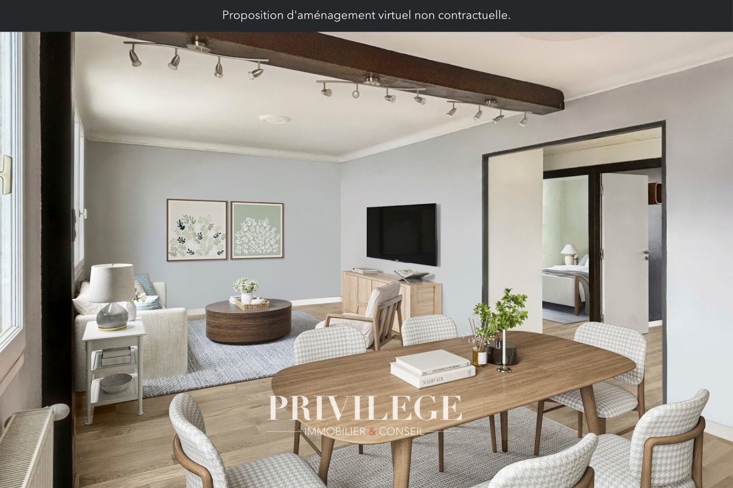 Квартира с 2 спальнями в Лион, Франция № 78665