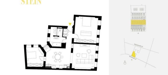 Квартира с 2 спальнями в Митте, Германия № 53762 5
