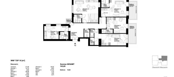 5-Zimmer Wohnung in Wieden, Austria, Nr. 134410 17