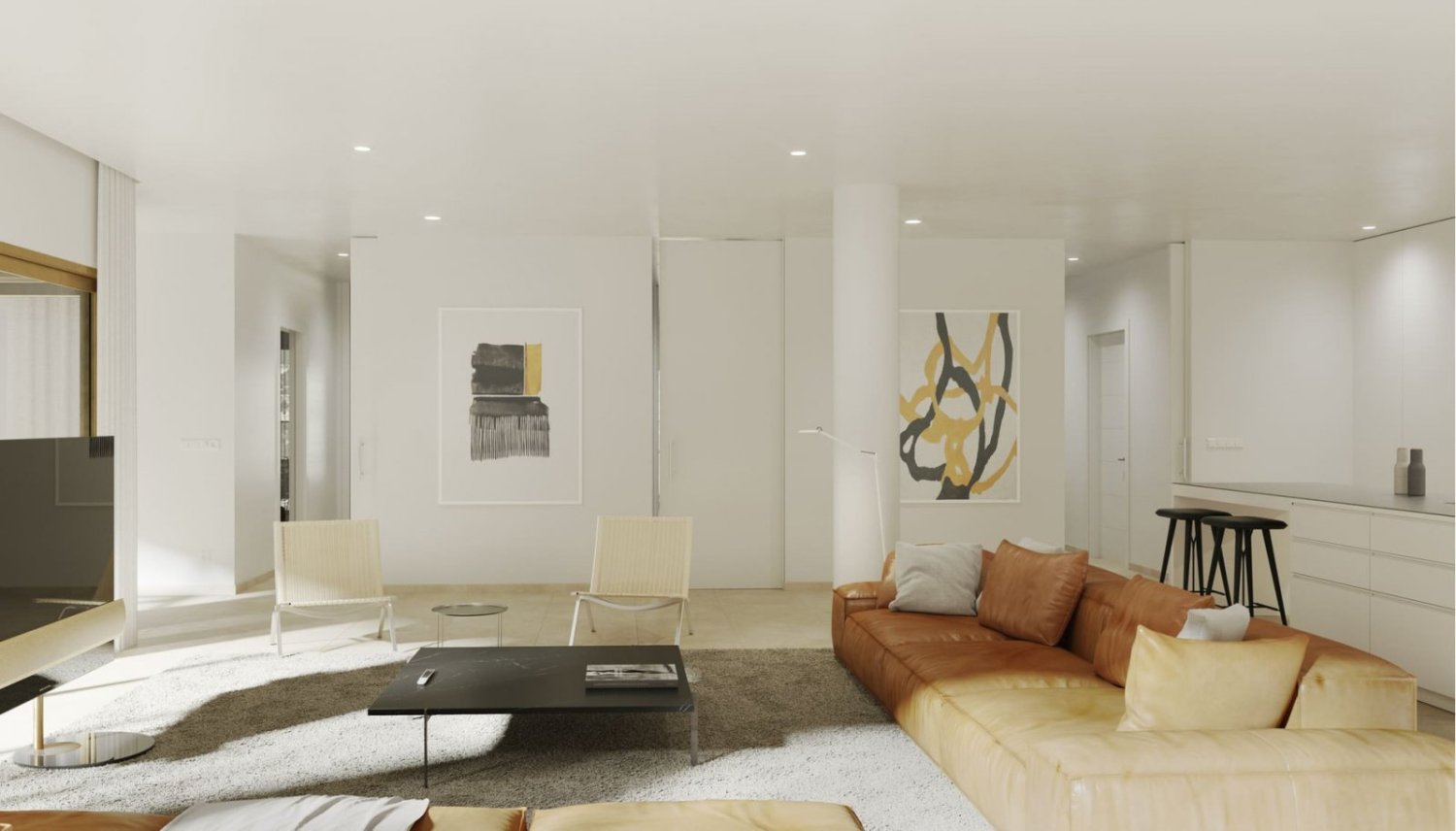 Квартира с 3 спальнями в Бенидорм, Испания № 284444