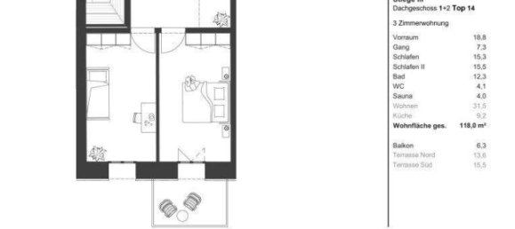 3-Zimmer Wohnung in Wien, Austria, Nr. 250811 15