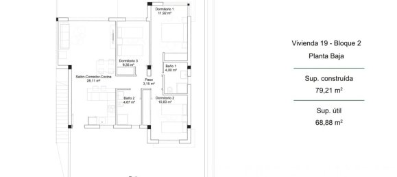 3 bedrooms Bungalow in La Florida, Spain No. 6847 15