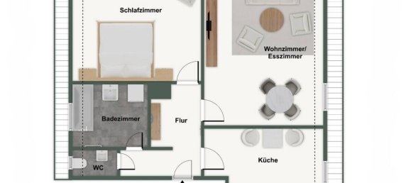 1 غرف نوم شقة في Heilbronn, Germany رقم 349886 14