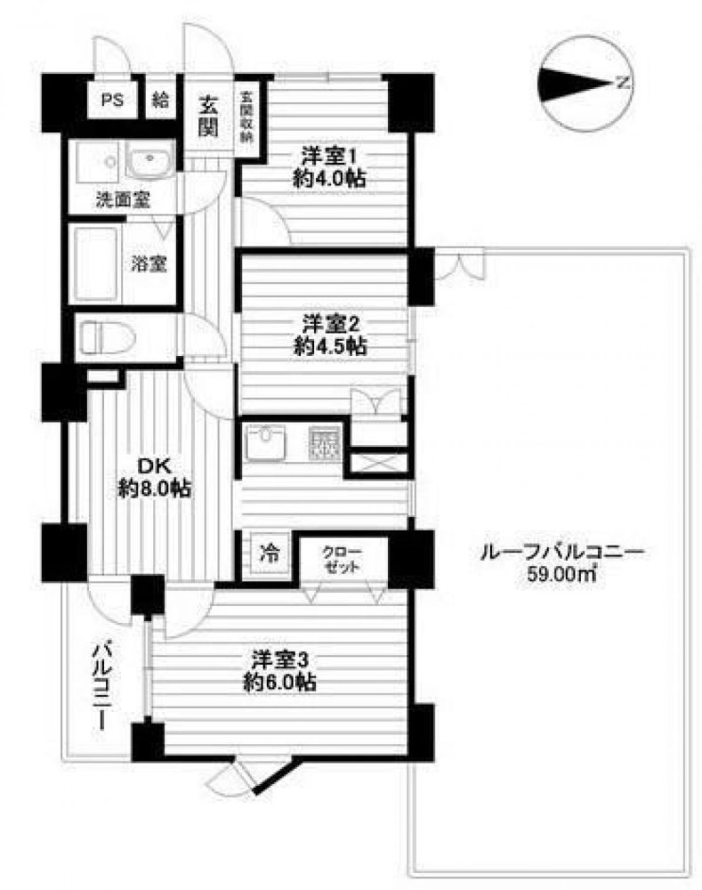 3 bedrooms Apartment in Saitama, Japan No. 4737