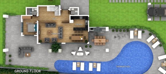 Вилла 4+1 в Фетхие, Турция № 27528 8