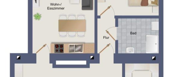 2غرفة شقة في Hernals, Austria رقم 40072 12