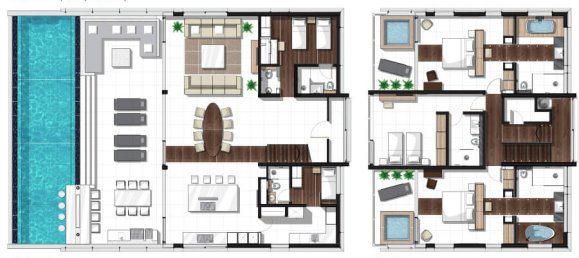 4 غرف نوم فيلا في Kata Rocks, Phuket, Thailand رقم 29428 6