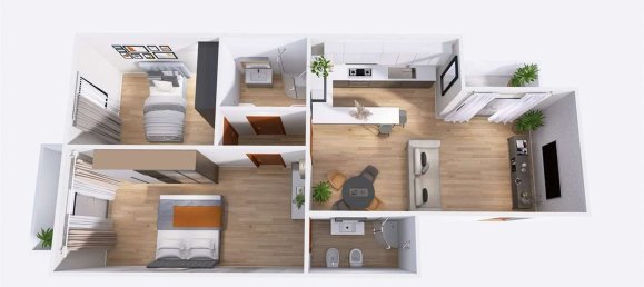 3-Zimmer Wohnung in Cagliari, Italy, Nr. 263001 4