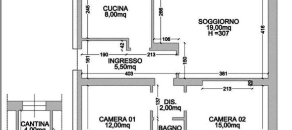 Apartamento de 5 divisões em Cassano Magnago, Italy N.º 3236 13