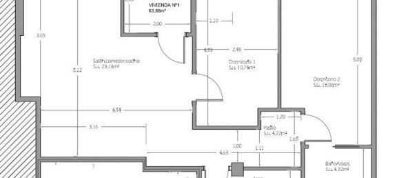 Apartamento de 2 dormitorios en Gijón, Spain No. 170839 24