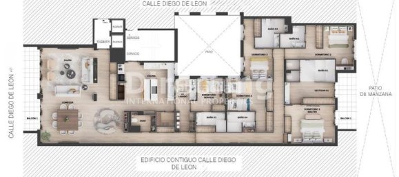 5 bedrooms Apartment in Madrid, Spain No. 167727 15