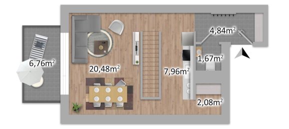 Квартира с 3 комнатами в Нойзидль ам Зе, Австрия № 120780 12