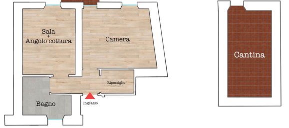 2 rooms Apartment in Follo, Italy No. 83286 22