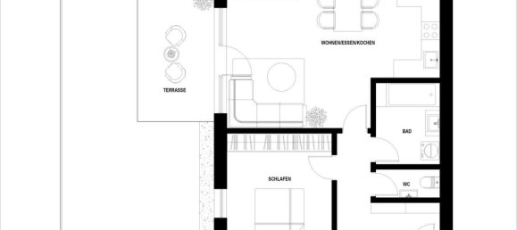 2-Zimmer Wohnung in Hörsching, Austria, Nr. 247958 7