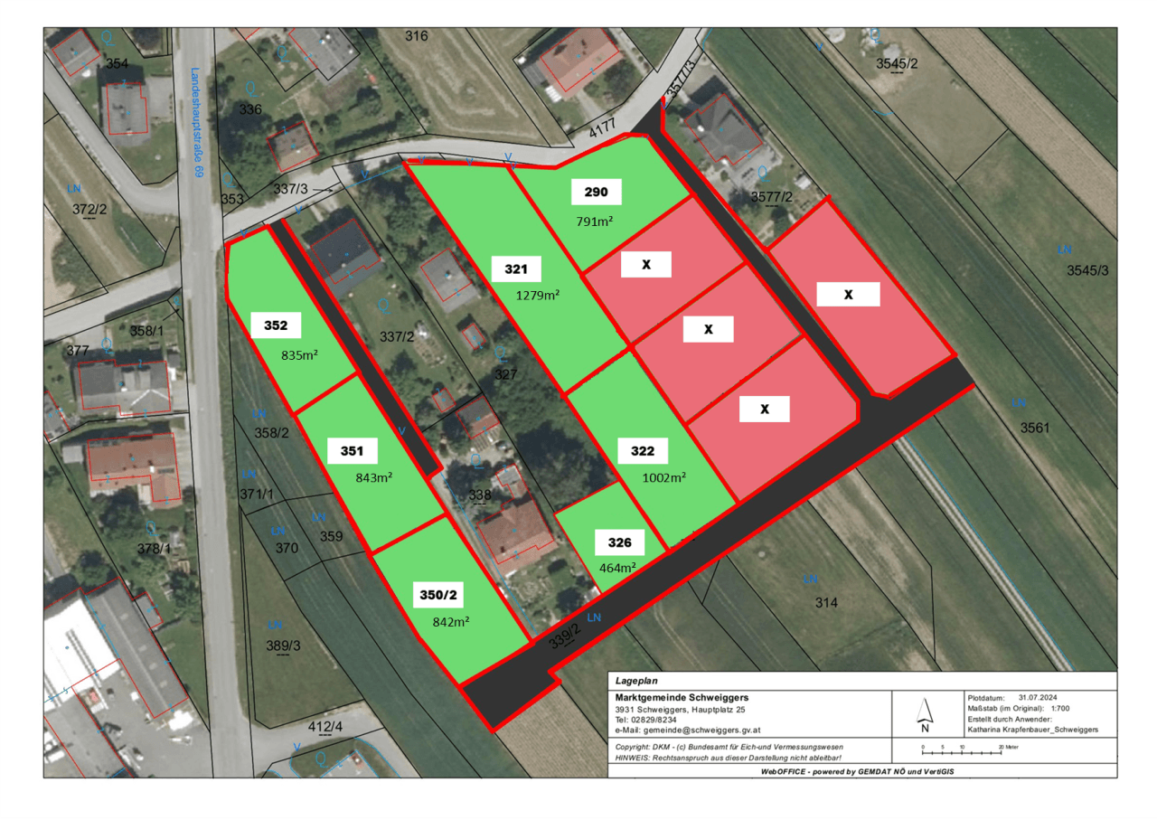 Terreno en Schweiggers, Austria 791 m² No. 90787