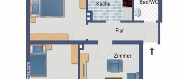 Apartamento de 3 divisões em Essen, Germany N.º 6588 7