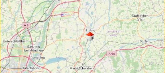Квартира с 1 спальней в Эрдинг, Германия № 18045 8