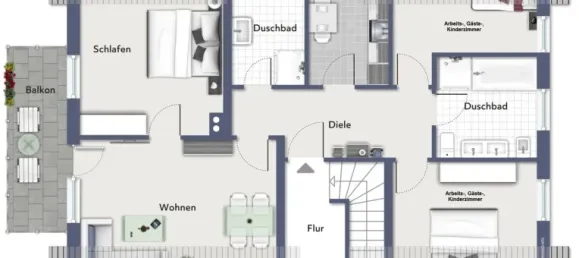 Таунхаус с 6 спальнями в Roth, Германия № 289102 26