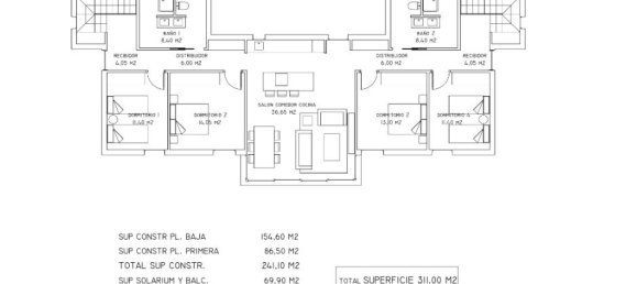 Вилла с 6 спальнями в Торревьеха, Испания № 51644 11