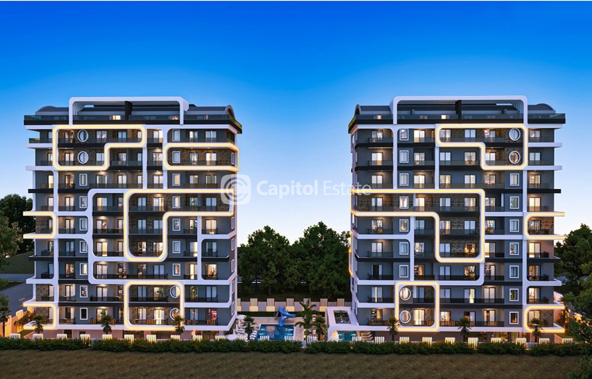 Apartment 1+1 in Antalya, Turkey No. 6496