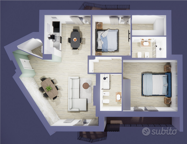 5 rooms Apartment in Alessandria, Italy No. 260369