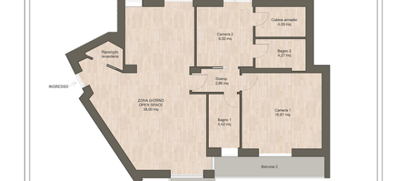 5 rooms Apartment in Alessandria, Italy No. 260369 3