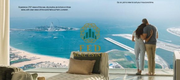 3 Schlafzimmer Wohnung in Dubai Harbour, UAE, Nr. 9637 2