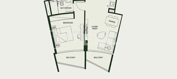 Apartamento T1 em Arjan, UAE N.º 111239 20
