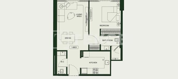 Apartamento T1 em Arjan, UAE N.º 111239 24