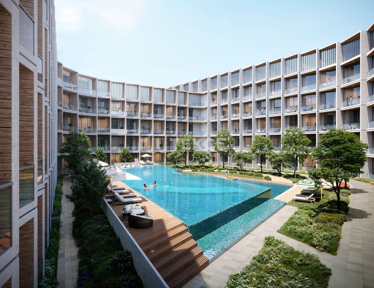 Apartamento T1 em Arjan, UAE N.º 111239