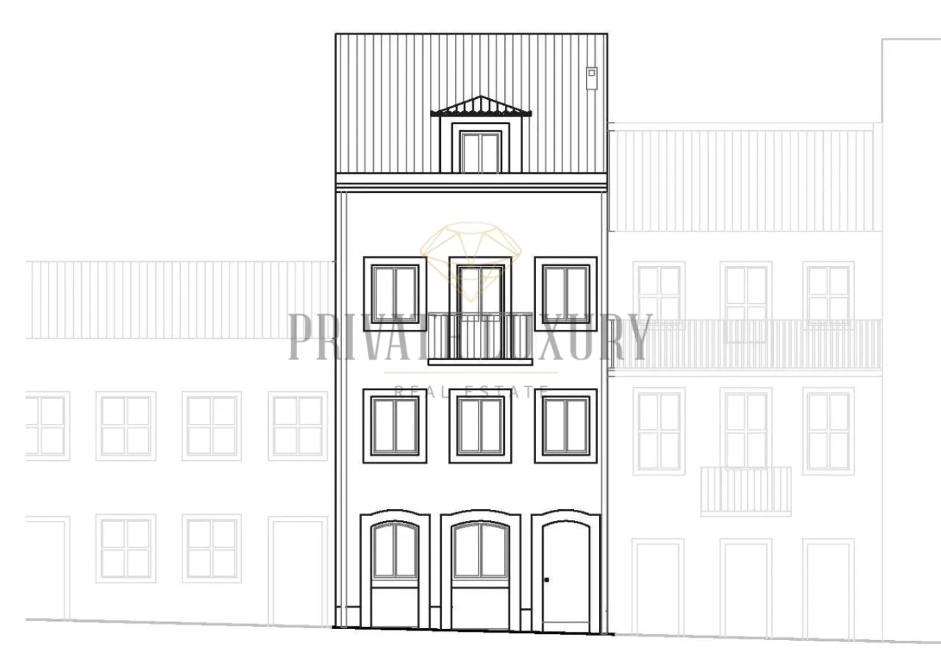 272m² Building in Lisbon, Portugal No. 100424