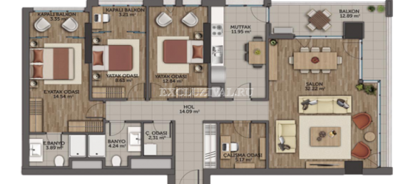 Apartment 4+1 in Istanbul, Turkey No. 28377 15