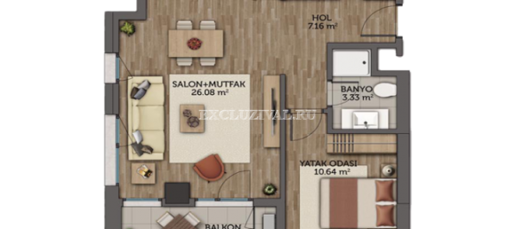 Apartment 4+1 in Istanbul, Turkey No. 28377 26