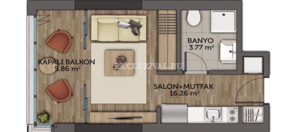 Apartment 4+1 in Istanbul, Turkey No. 28377 20