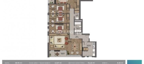 Apartment 4+1 in Istanbul, Turkey No. 28377 16