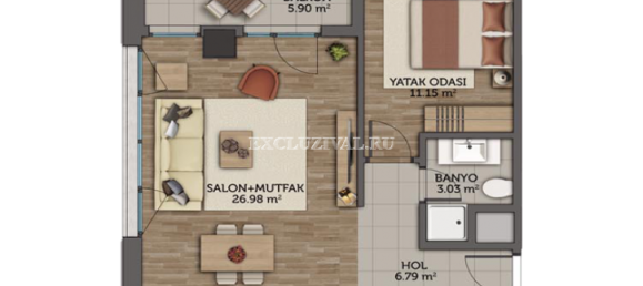 Apartment 4+1 in Istanbul, Turkey No. 28377 27