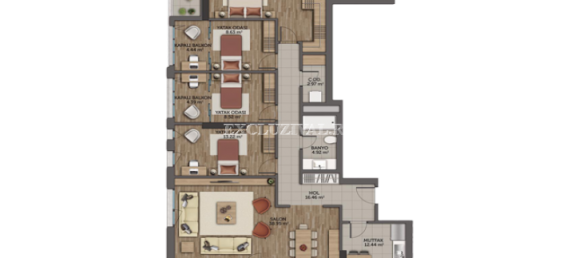 Apartment 4+1 in Istanbul, Turkey No. 28377 18