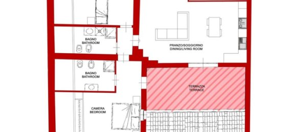 Apartamento de 3 habitaciónes en Casciana Terme Lari, Italy No. 222196 14