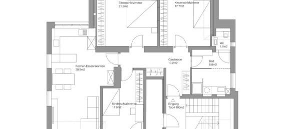 4 rooms Apartment in Innsbruck-Stadt, Austria No. 54481 14