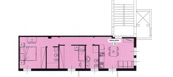 3 rooms Penthouse in Lentate sul Seveso, Italy No. 3837 11