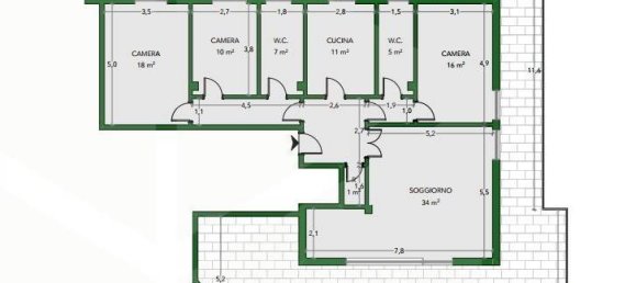 8-Zimmer Penthouse in Bologna, Italy, Nr. 27560 2