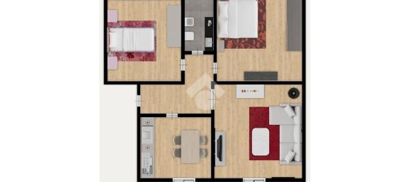 Квартира с 3 комнатами в Терни, Италия № 288152 11