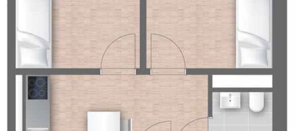 Квартира с 2 комнатами в Мюнхен, Германия № 130344 16