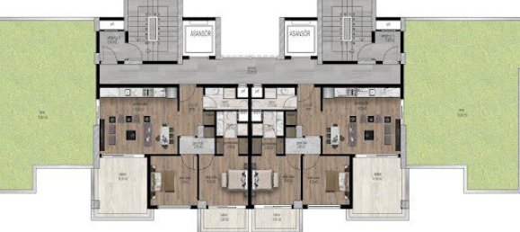 3 rooms Apartment in Mezitli, Turkey No. 30058 16