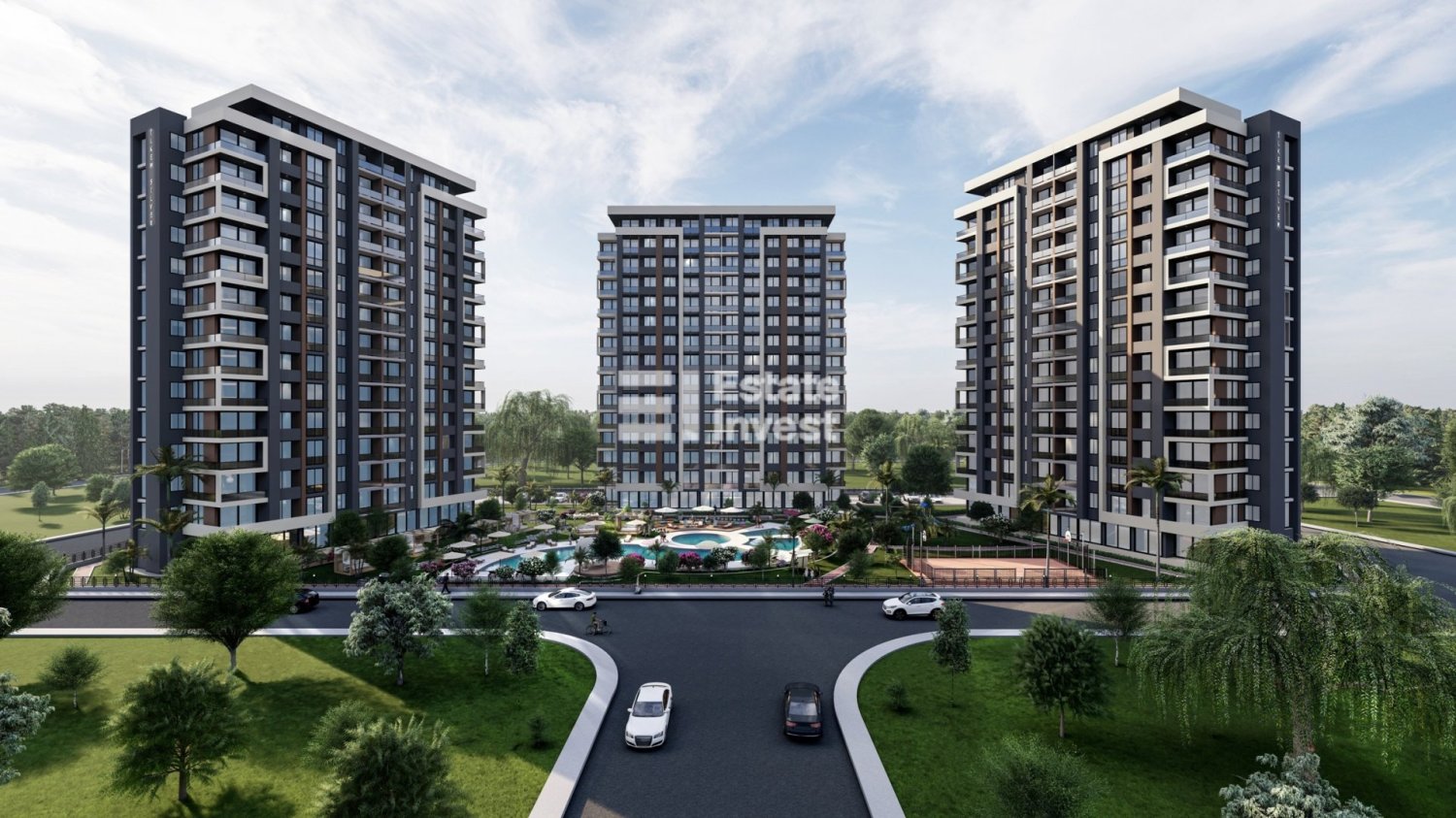 Wohnung 1+1 in Mersin, Turkey, Nr. 32162